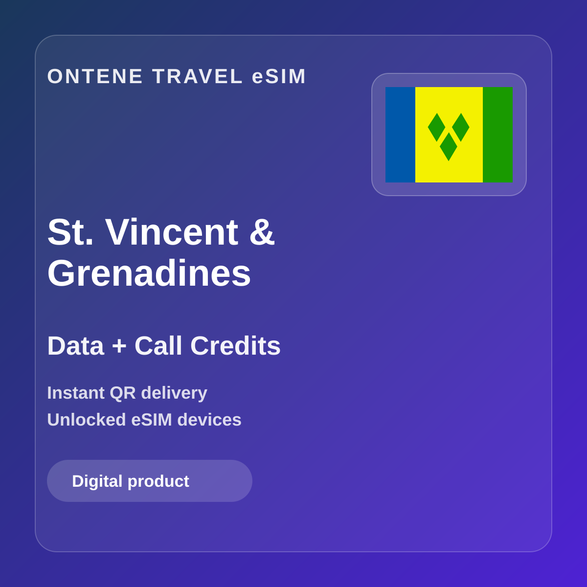 Ontene VC travel eSIM cover