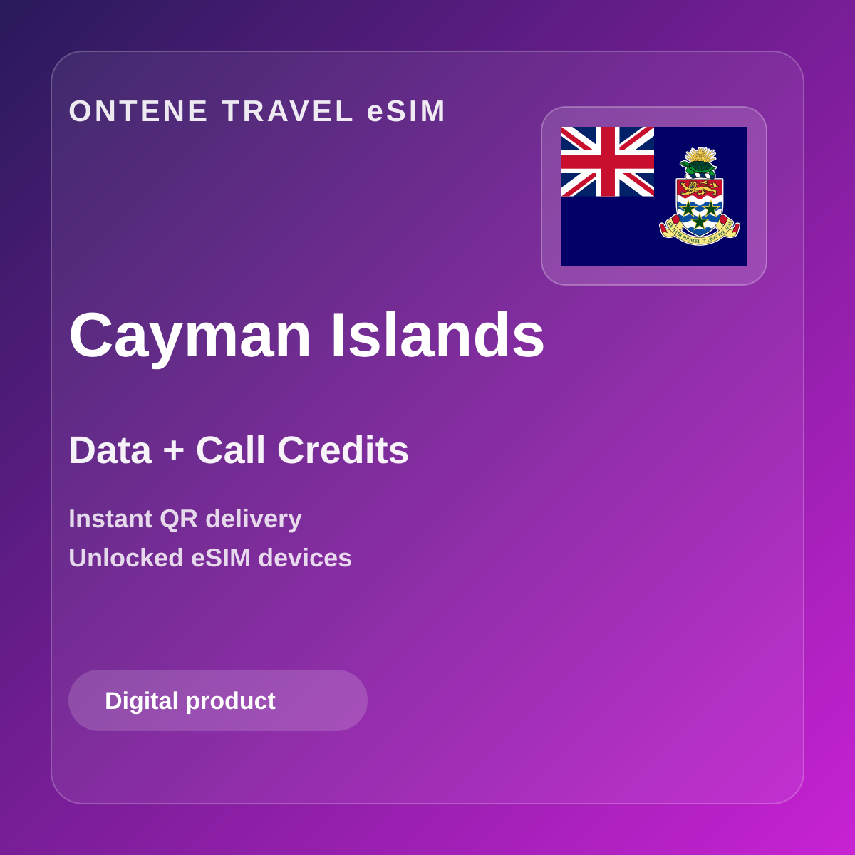 Ontene KY travel eSIM cover