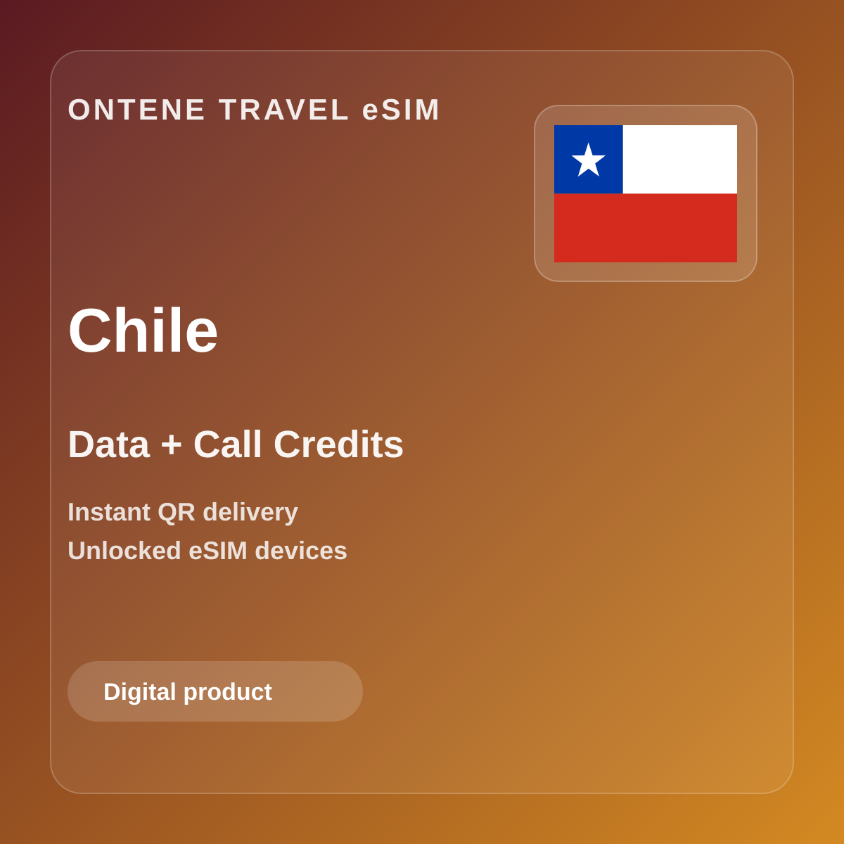 Ontene CL travel eSIM cover