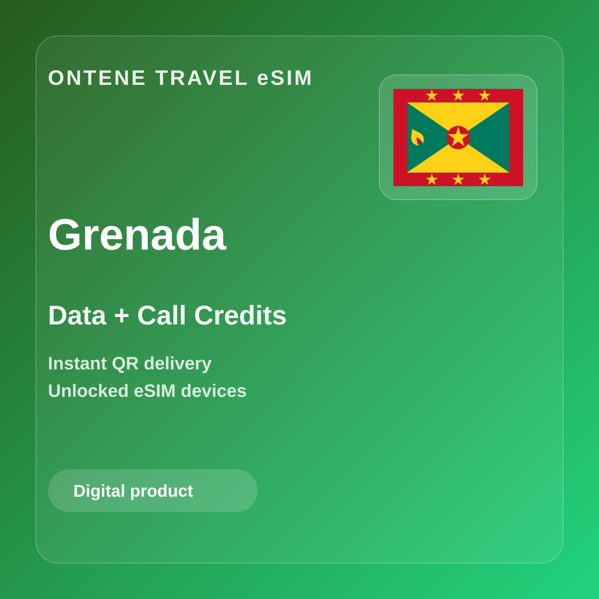 Ontene GD travel eSIM cover