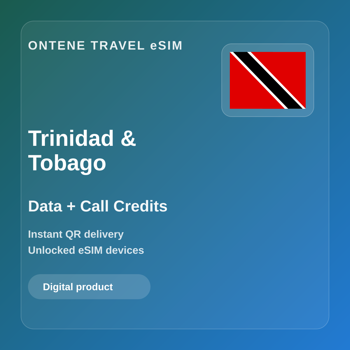Ontene TT travel eSIM cover