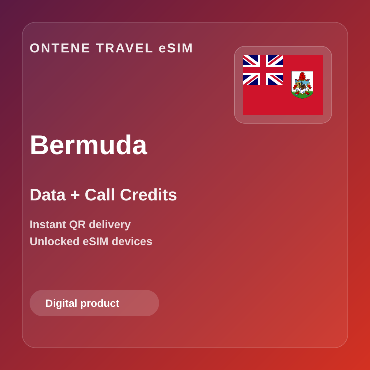 Ontene BM travel eSIM cover