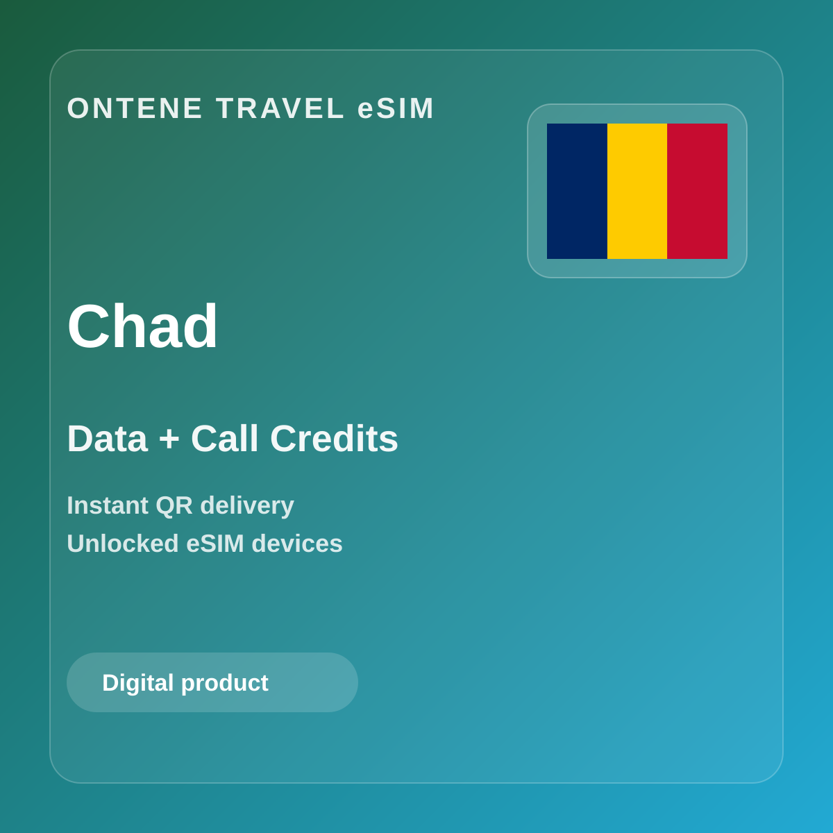 Ontene TD travel eSIM cover