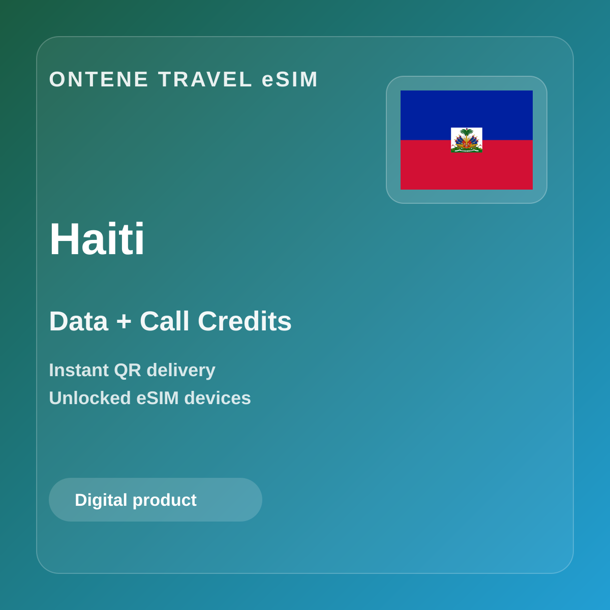 Ontene HT travel eSIM cover