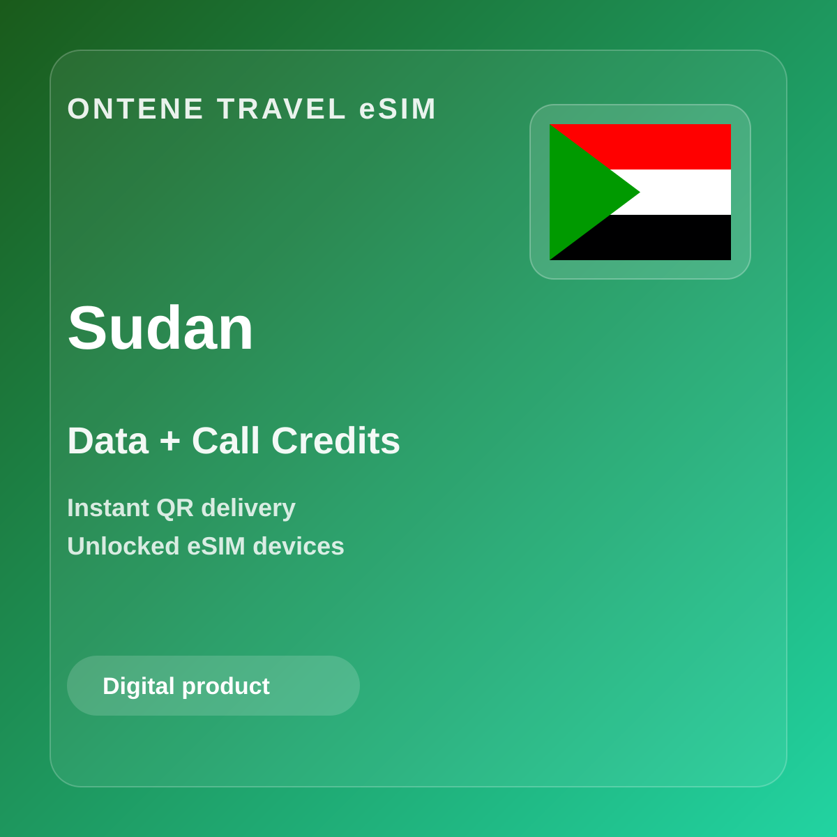 Ontene SD travel eSIM cover