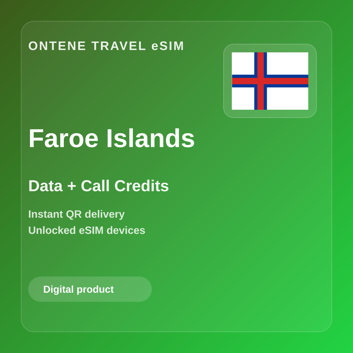 Ontene FO travel eSIM cover