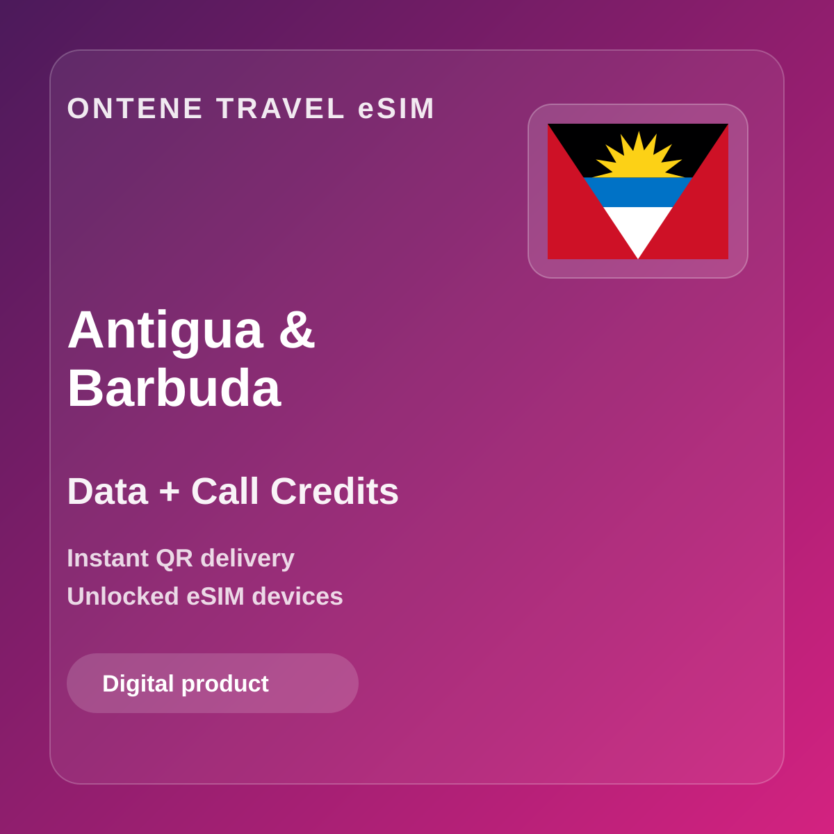 Ontene AG travel eSIM cover